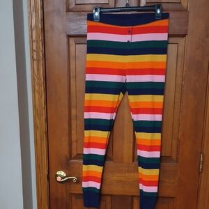 New Without Tag Old Navy Multicolor Striped Kids Leggings